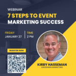 new webinar: 7 steps to great event marketing