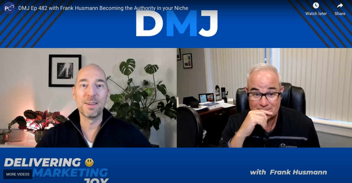 Lessons from DMJ: Frank Husmann on Becoming the Authority in your Niche
